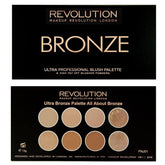 Makeup Revolution Blush & Contour Palette All About Bronze