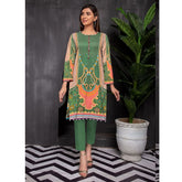 Anchal Digital Printed Masoori Un-Stitched Kurti - 01