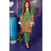 Anchal Digital Printed Masoori Un-Stitched Kurti - 10