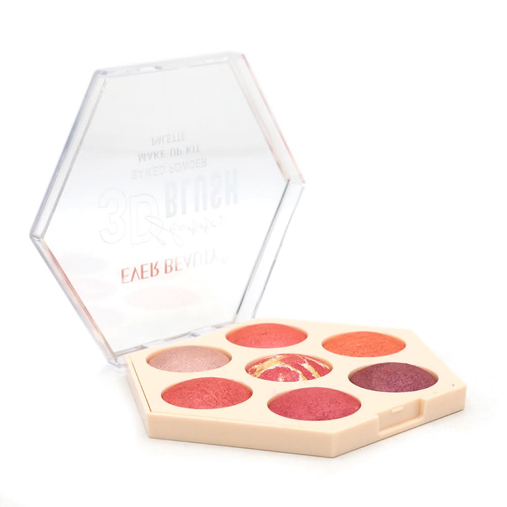 Ever Beauty 3D Shimmer Blush Palette 8410E - 2