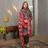 Eminent Viscose Chicken Kari 3 Pcs Un-Stitched Suit - 5