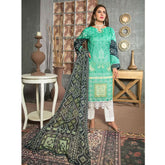 Eminent Viscose Chicken Kari 3 Pcs Un-Stitched Suit - 3