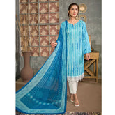 Eminent Viscose Chicken Kari 3 Pcs Un-Stitched Suit - 8