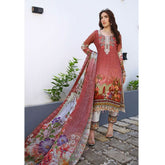 RA LE ROYAL Viscose Jacquard Printed & Embroidered 3 Pcs Un-Stitched Suit - MS-2830
