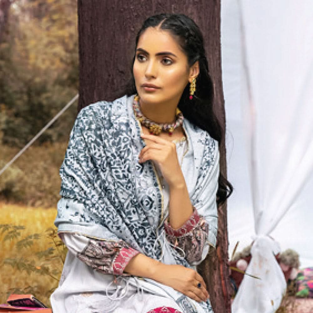 AL Zohaib unstitched 3pc Embroidered Shawl Collection