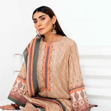 Nazik Karandi Chicken Kari Unstitched 3Pcs Suit - 6538