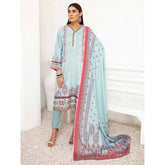Nazik Karandi Chicken Kari Unstitched 3Pcs Suit - 6537