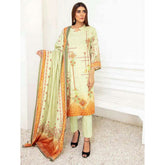 Nazik Karandi Chicken Kari Unstitched 3Pcs Suit - 6532