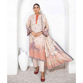 Nazik Karandi Chicken Kari Unstitched 3Pcs Suit - 6531
