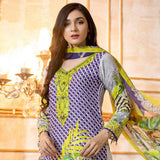 Floriani Viscose ChickenKari Embroidered Unstitched 3Pcs Suit - AY-2851