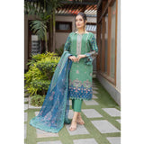 Misha Viscose Embroidered Unstitched 3Pcs Suit - D-3