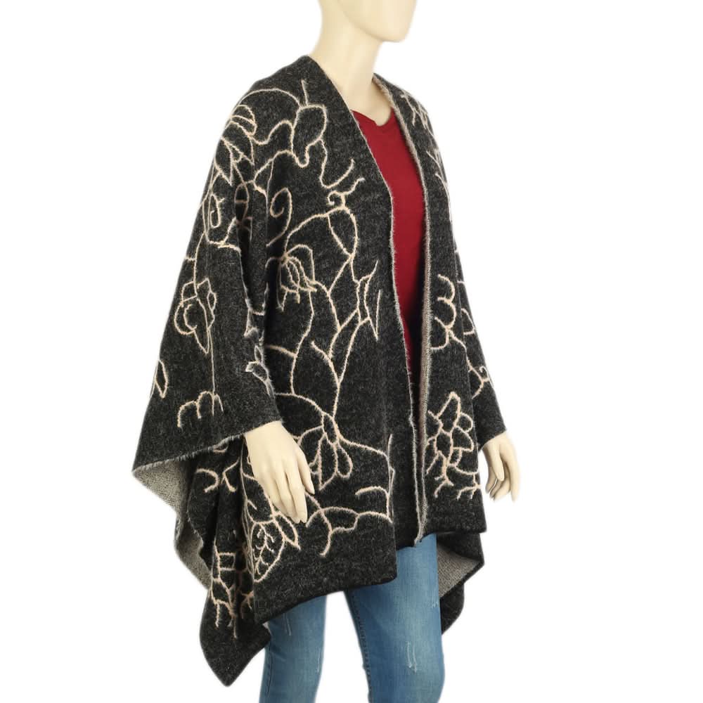 Women's Shawl - Charcoal