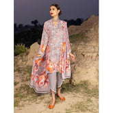 Salina Linen Unstitched 3Pcs Suit - 2
