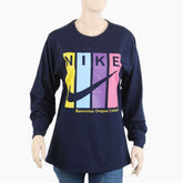 Women's Full Sleeves T-Shirt - Purple