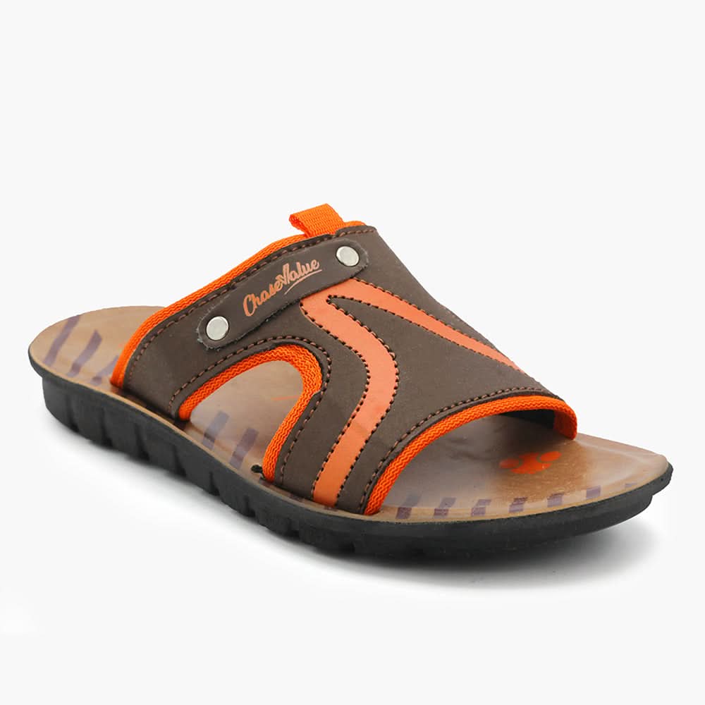 Boys Slipper - Brown