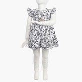 Girls Frock - Multi Color