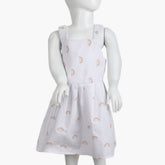 Girls Frock - Multi Color