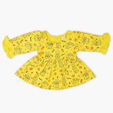 Newborn Girls Frock - Yellow