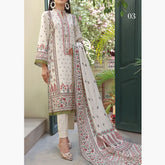 Signature Khaddar Printed Unstitched 3Pcs Suit V2- 2603