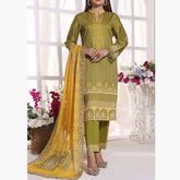 Anmol Cottel Linen Printed Unstitched 3Pcs Suit - 246