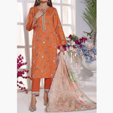 Anmol Cottel Linen Printed Unstitched 3Pcs Suit - 251