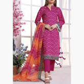 Anmol Cottel Linen Printed Unstitched 3Pcs Suit - 247