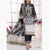 Anmol Cottel Linen Printed Unstitched 3Pcs Suit - 244