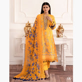 Al-Zohaib Sun Shine Cotton Printed Unstitched 3Pcs Suit - 6