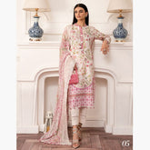 Al-Zohaib Sun Shine Cotton Printed Unstitched 3Pcs Suit - 5