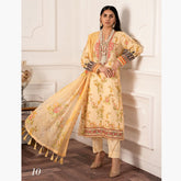 Al-Zohaib Sun Shine Cotton Printed Unstitched 3Pcs Suit - 10