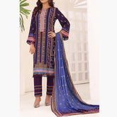 Jhalak Linen Printed Unstitched 3Pcs Suit - 10