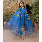 Schick Viscose With Fancy Dupatta Unstitched 3Pcs Suit - 10