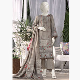 Aisha Alishba Shimmery Printed Unstitched 3Pcs Suit - 2575