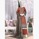 Aisha Alishba Shimmery Printed Unstitched 3Pcs Suit - 2571