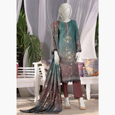 Aisha Alishba Shimmery Printed Unstitched 3Pcs Suit - 2576