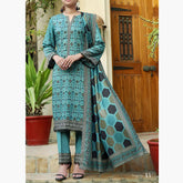 Monalisa Shimmery Printed Unstitched 3Pcs V1 - 2603