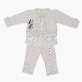 Girls Suit - Baby Pink