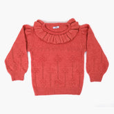 Girls Sweat Frock - Cerise