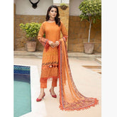 Schick Shahkar Viscose Boring Edition Unstitched 3Pcs Suit - 7