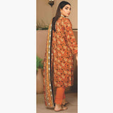 Nizha Linen Printed Luxury Zari Jacquard Unstitched 3Pcs Suit