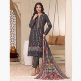 Evelyn Digital Printed Khaddar Embroidered Unstitched 3Pcs Suit