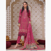 Evelyn Digital Printed Khaddar Embroidered Unstitched 3Pcs Suit