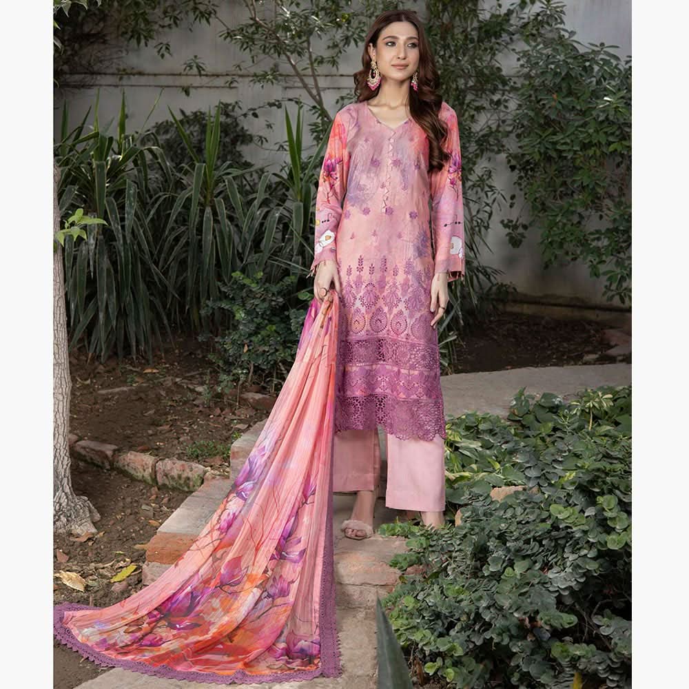 Schick Samar Heavy Embroidered Unstitched 3Pcs Suit