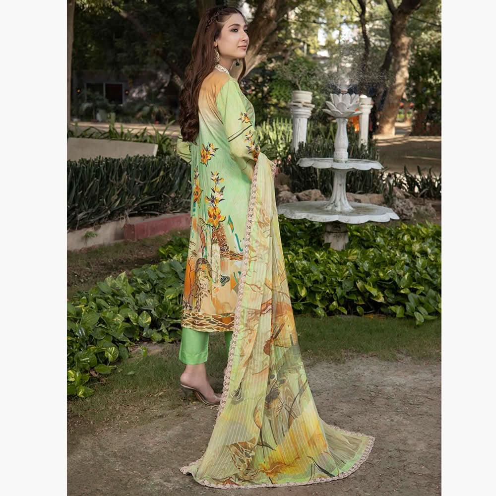 Schick Samar Heavy Embroidered Unstitched 3Pcs Suit