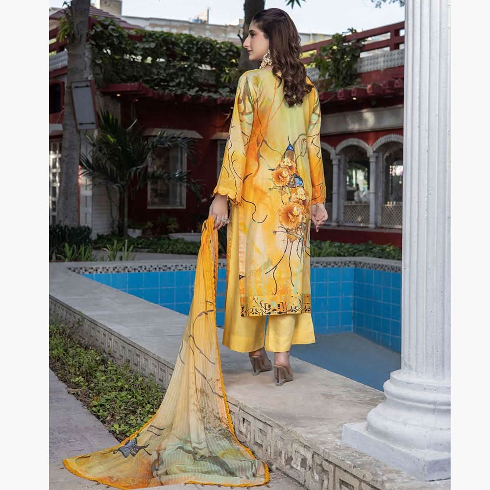 Schick Samar Heavy Embroidered Unstitched 3Pcs Suit