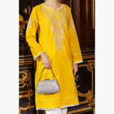 Eminent Embroidered Jacquard Unstitched Kurti - 26