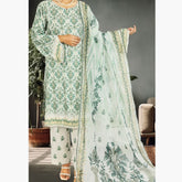 Eminent Linen Dobby Printed Unstitched 3Pcs Suit - 9