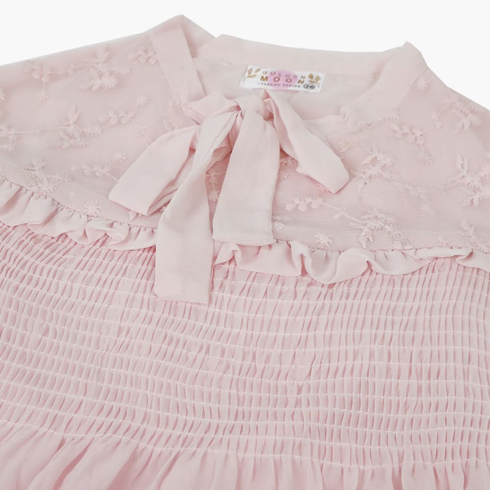 Girls Woven Top - Pink