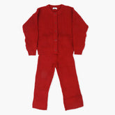 Girls Co-Ord Set - Maroon