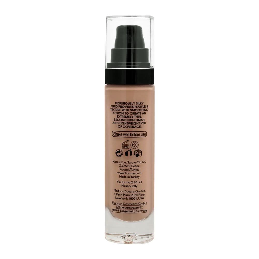 Flormar Invisible Coverage HD Foundation, 120 Honey 30ml